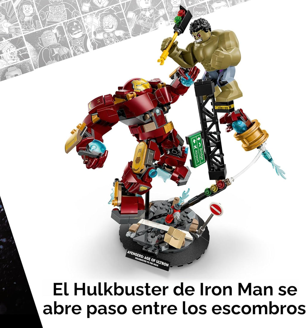 LEGO Marvel Epic Battle: Hulkbuster vs. The Hulk - Juguete de const...