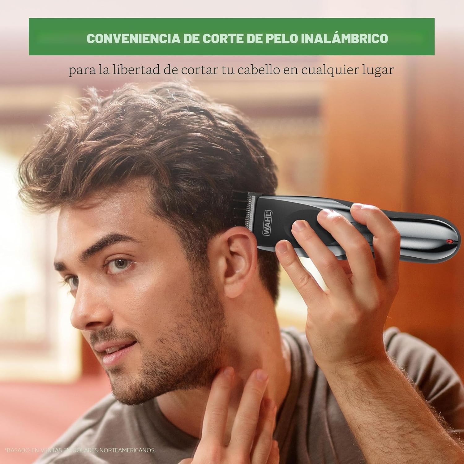 Wahl Clipper - Kit recargable con cable\/inalámbrico para cortar y...