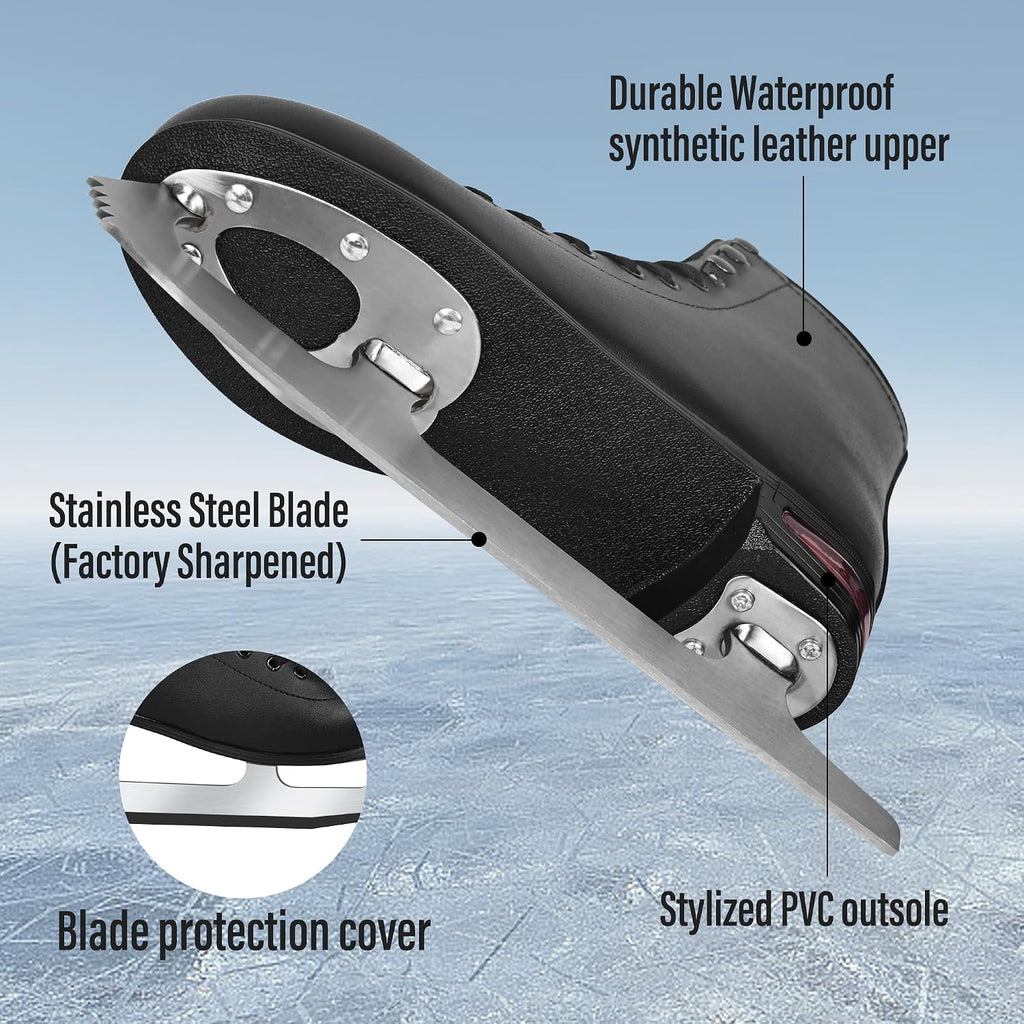 Ice Skates for Women, Adult Figure Skates for Men, Figure Skating S...