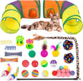 Retro Shaw 33 Piezas Juguetes para Gatos con Túneles, Juguetes Inte...