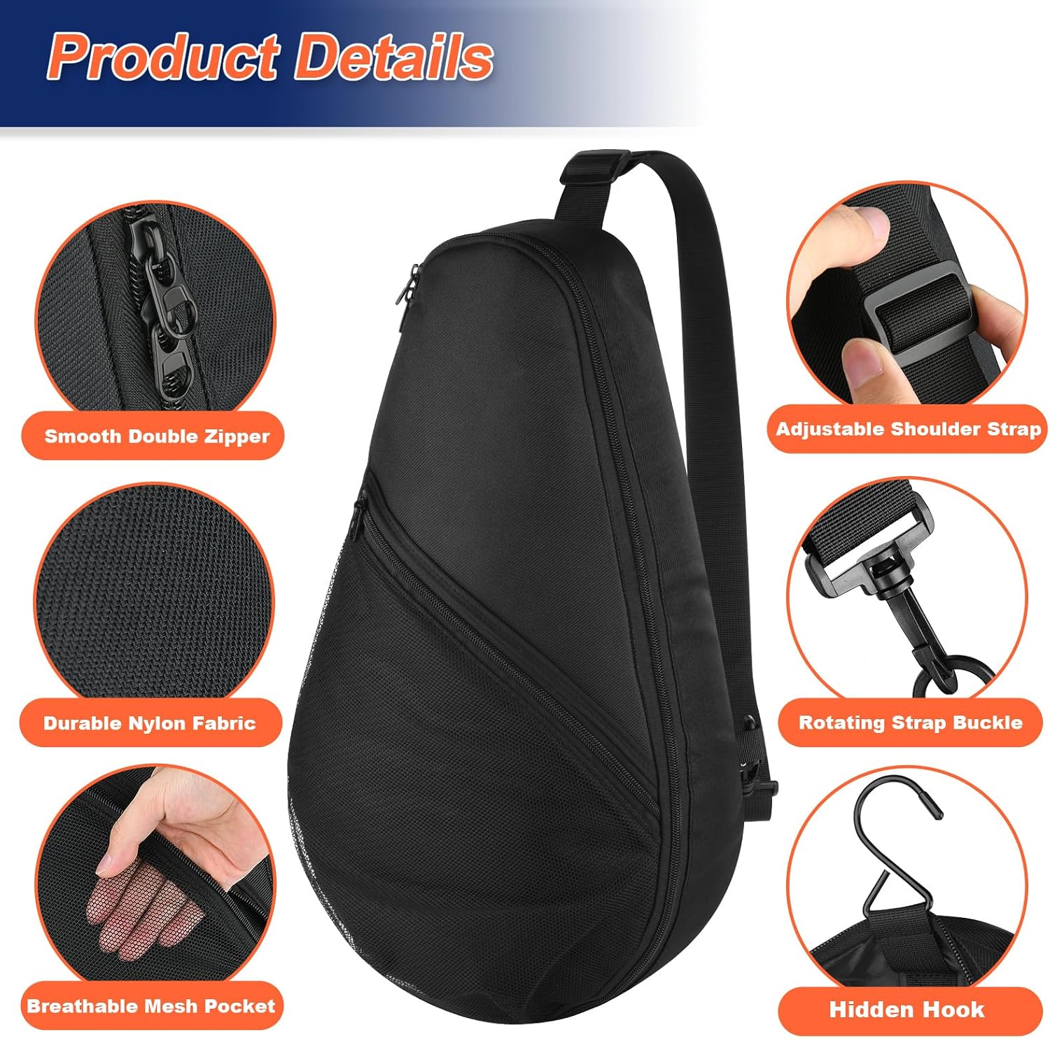 Bolsa para raqueta de pádel Cosmos, mochila tipo mochila para palas...
