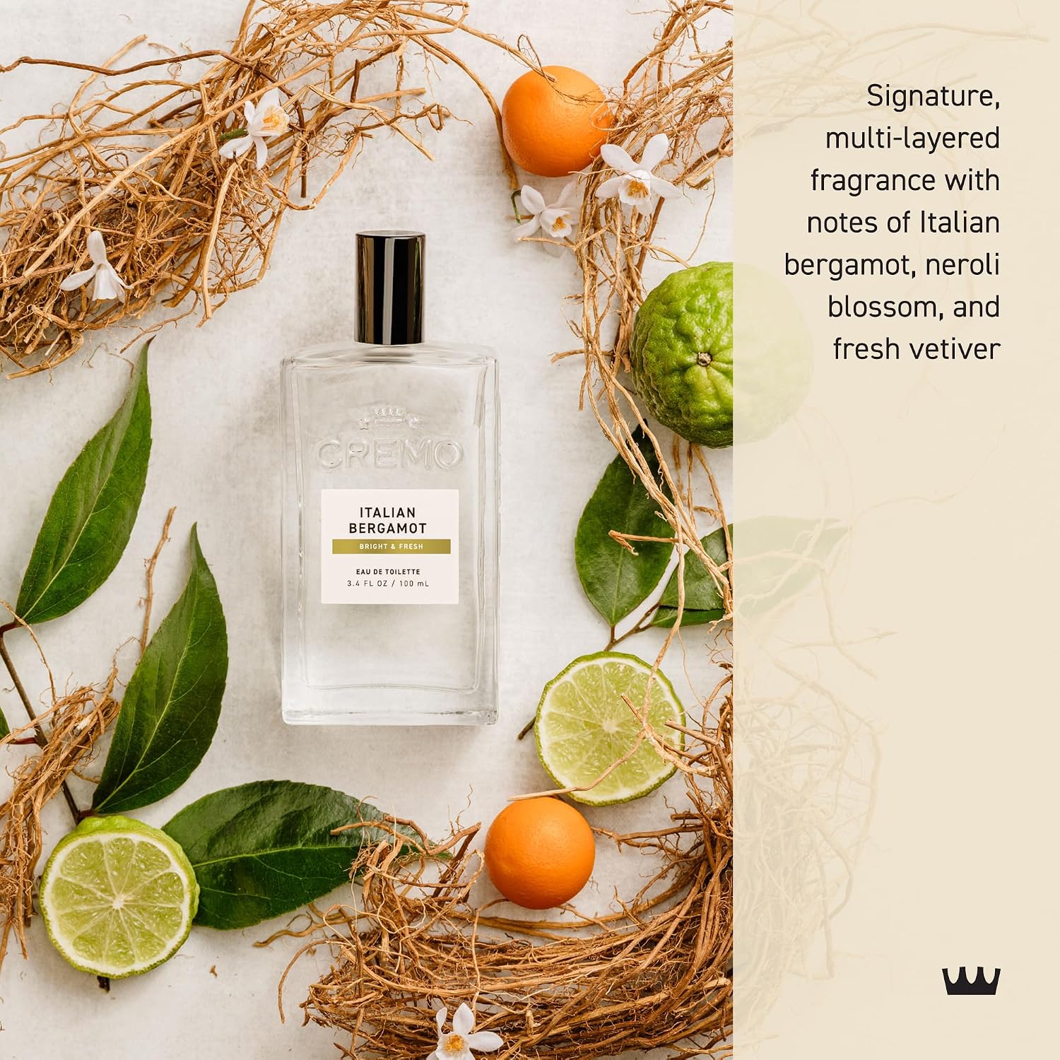 Cremo Colonia para hombres \u2013 Espray de colonia italiana de ber...