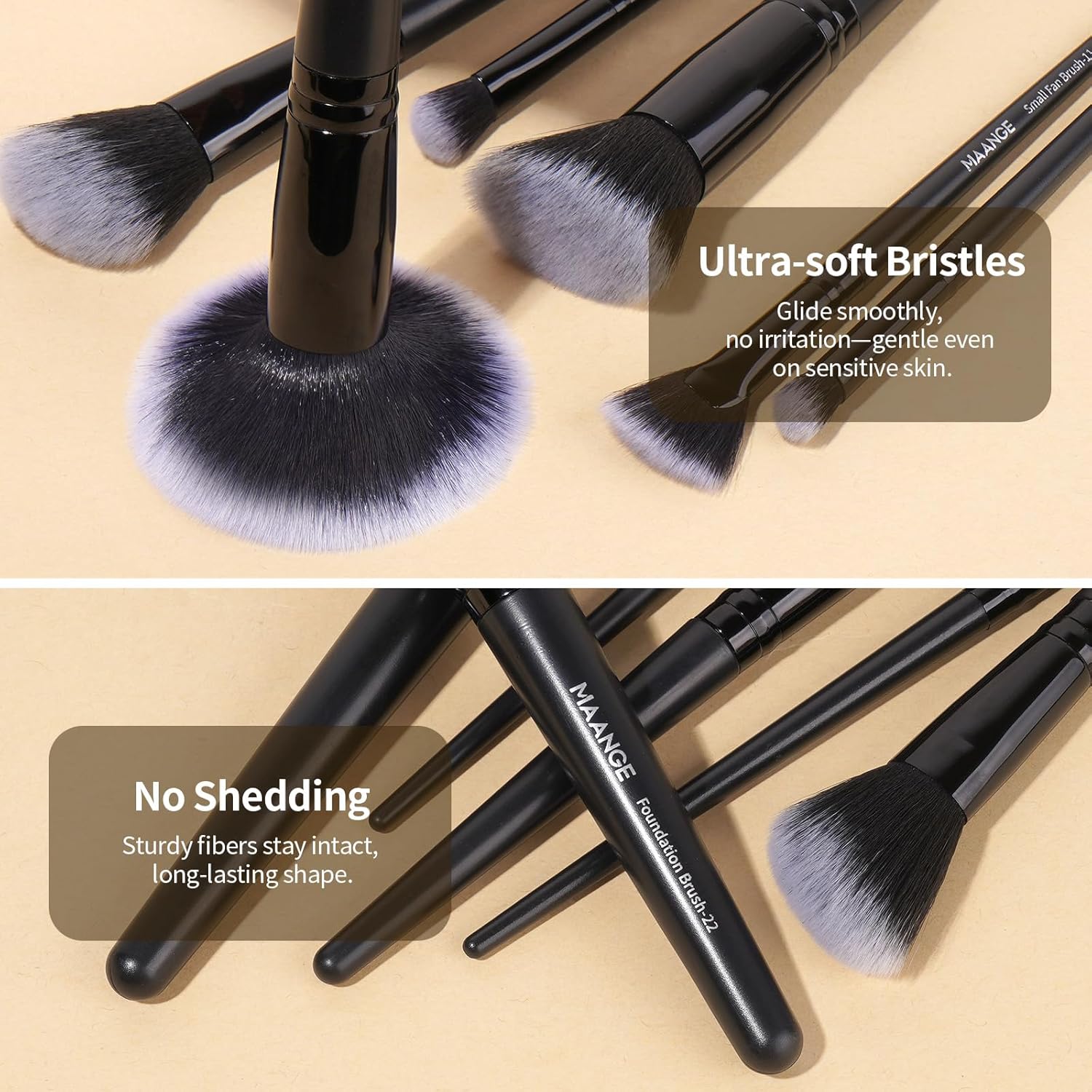 MAANGE Juego de Brochas de Maquillaje de 51 Piezas Profesionales pa...