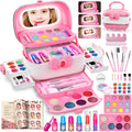 Kit de maquillaje infantil de 58 piezas para niña, juego de cosméti...