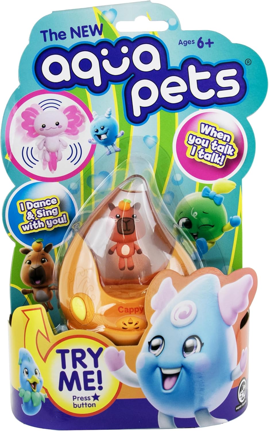 Aqua Pets Cappy - Adorable y curioso Capybara - Mascota flotante in...