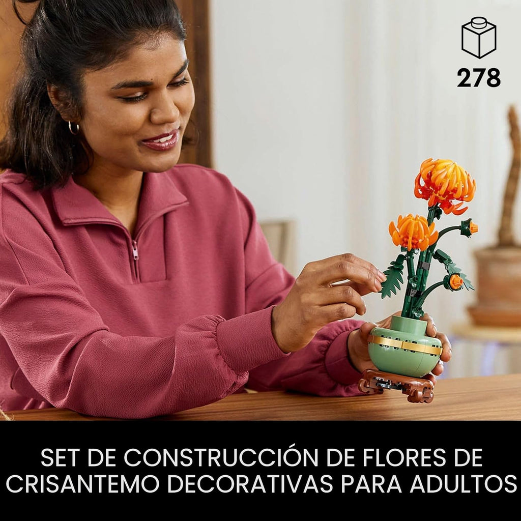 LEGO Botanicals - Juego de construcción de crisantemo para adultos...