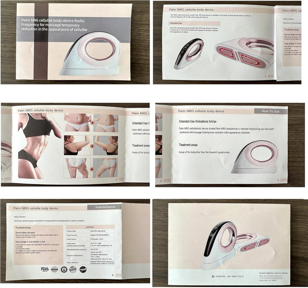 Palm NRG Masajeador de celulitis, máquina para esculpir el cuerpo,...