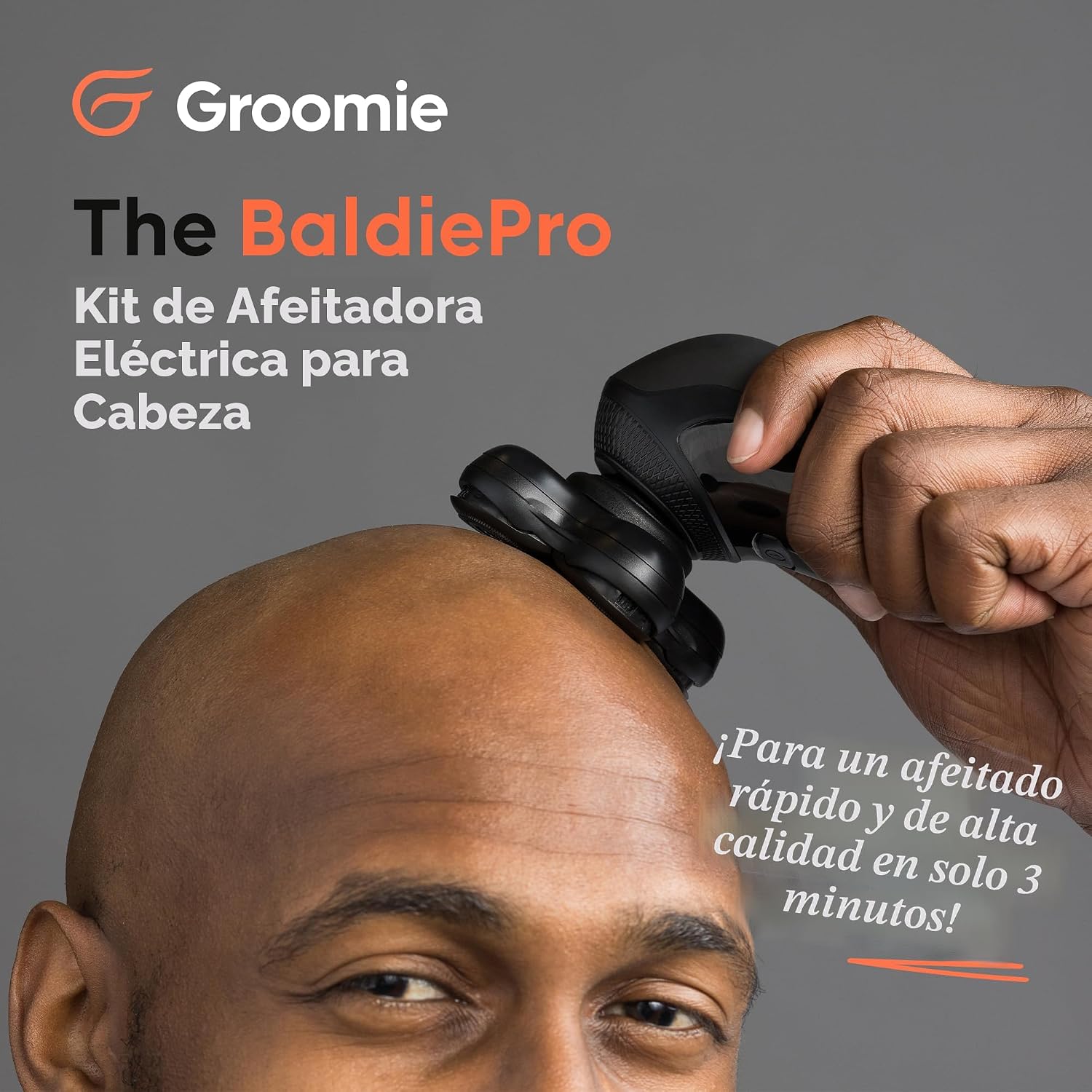 Groomie BaldiePro - Afeitadoras inalámbricas de cabeza calva para h...