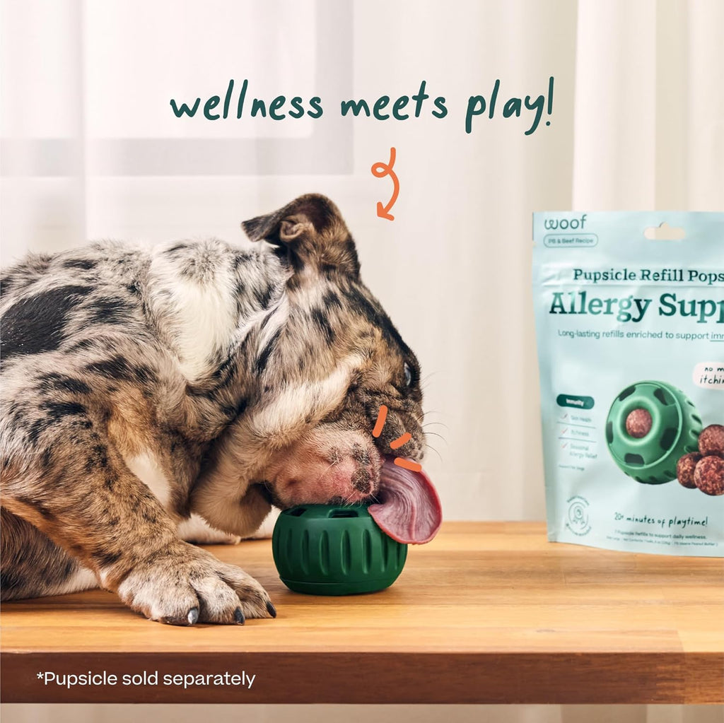 Woof Pupsicle - Paletas de repuesto para apoyo alérgico para perros...