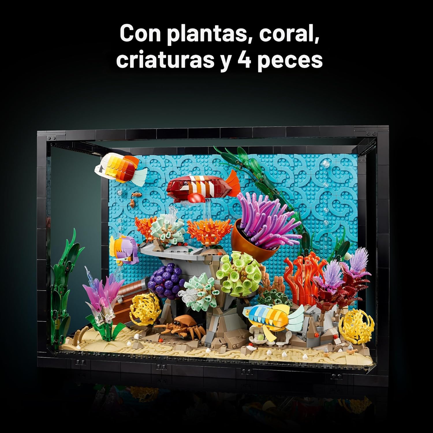 LEGO Icons - Juego de construcción de acuarios tropicales para adul...
