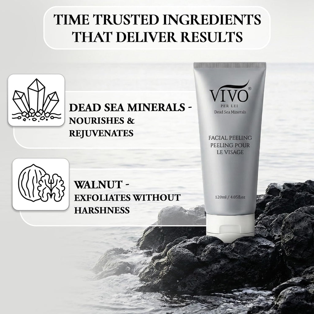 Vivo Per Lei Gel exfoliante facial \u2013 Ayuda a combatir la acumu...
