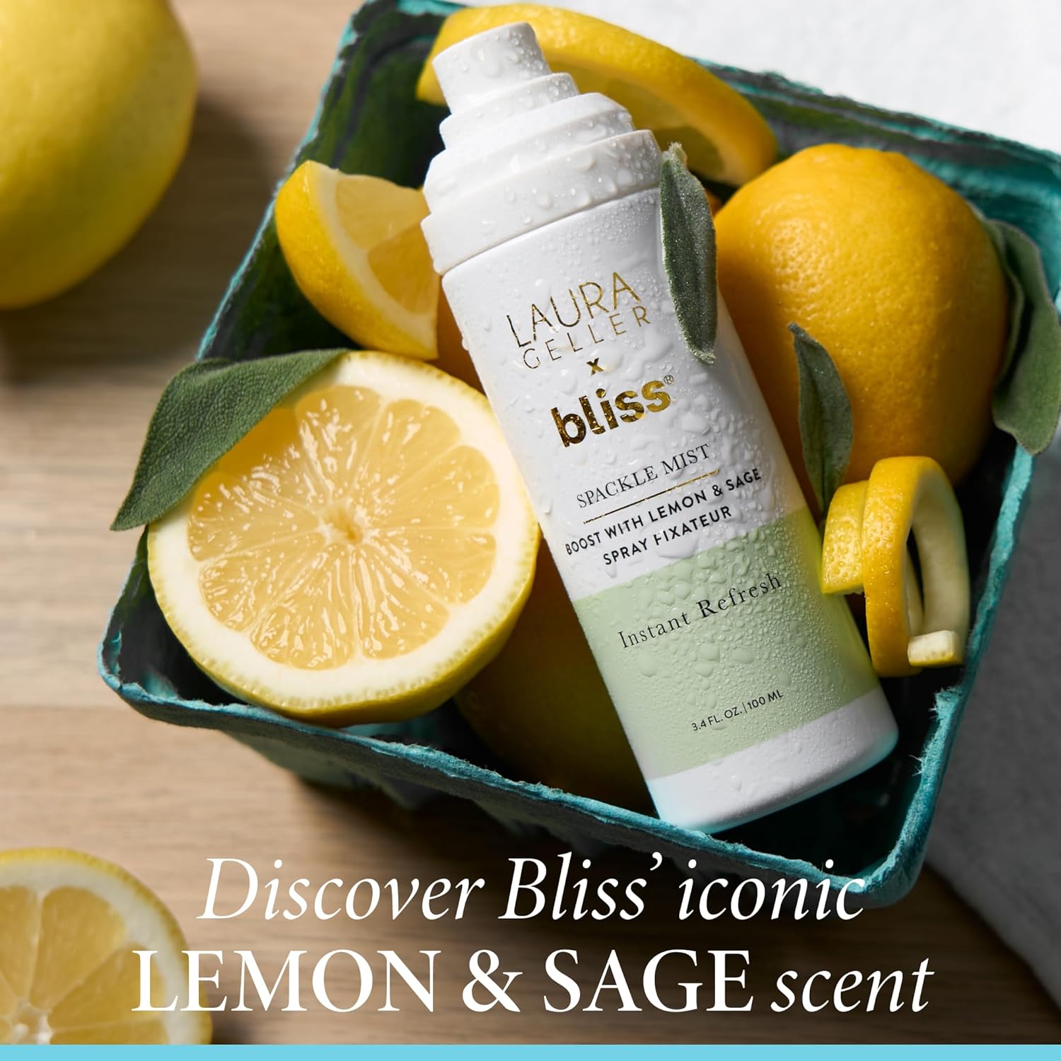 LAURA GELLER NEW YORK x Bliss Spackle Mist Boost con limón y salvia...