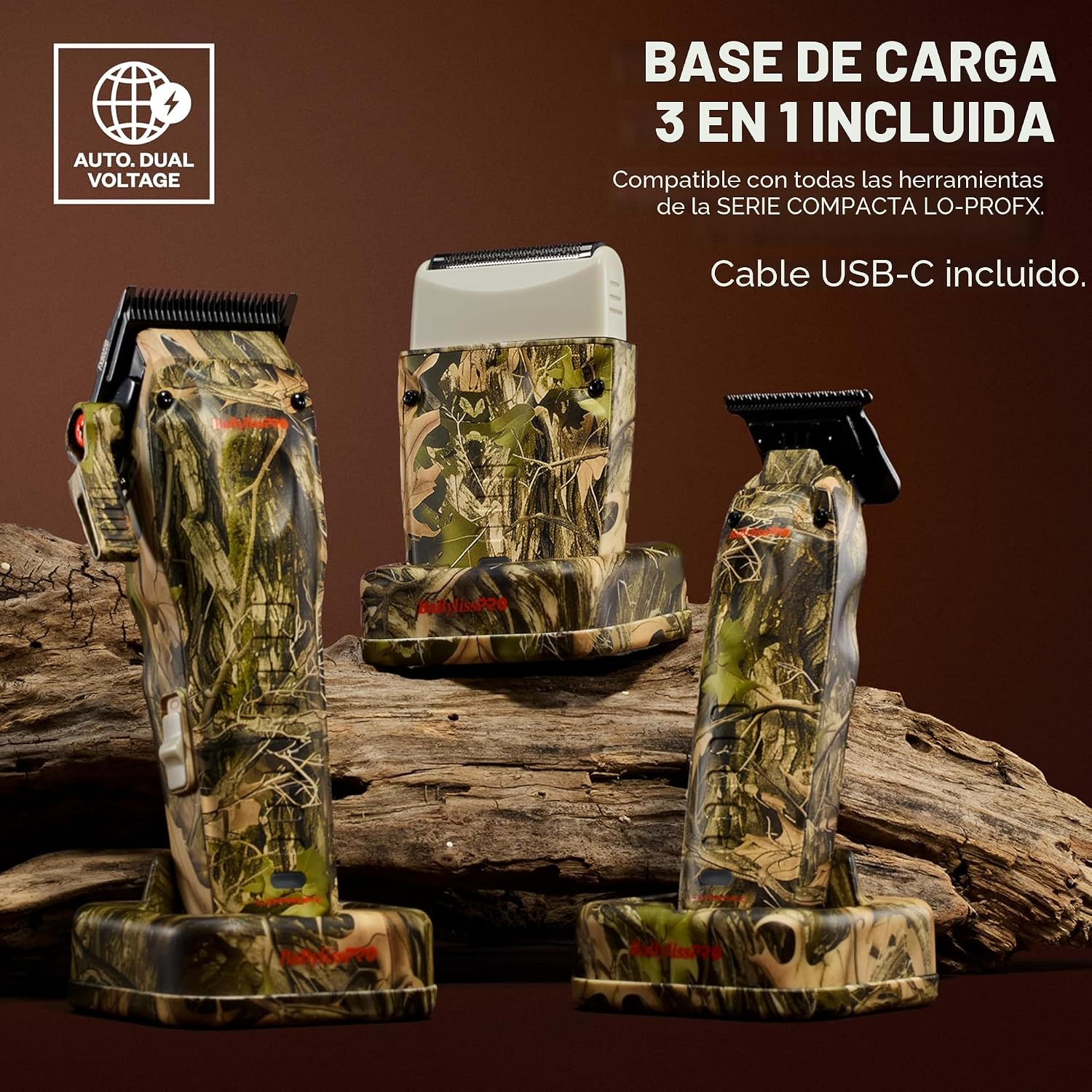 BaBylissPRO Afeitadoras LO-PROFX compactas de alto rendimiento para...