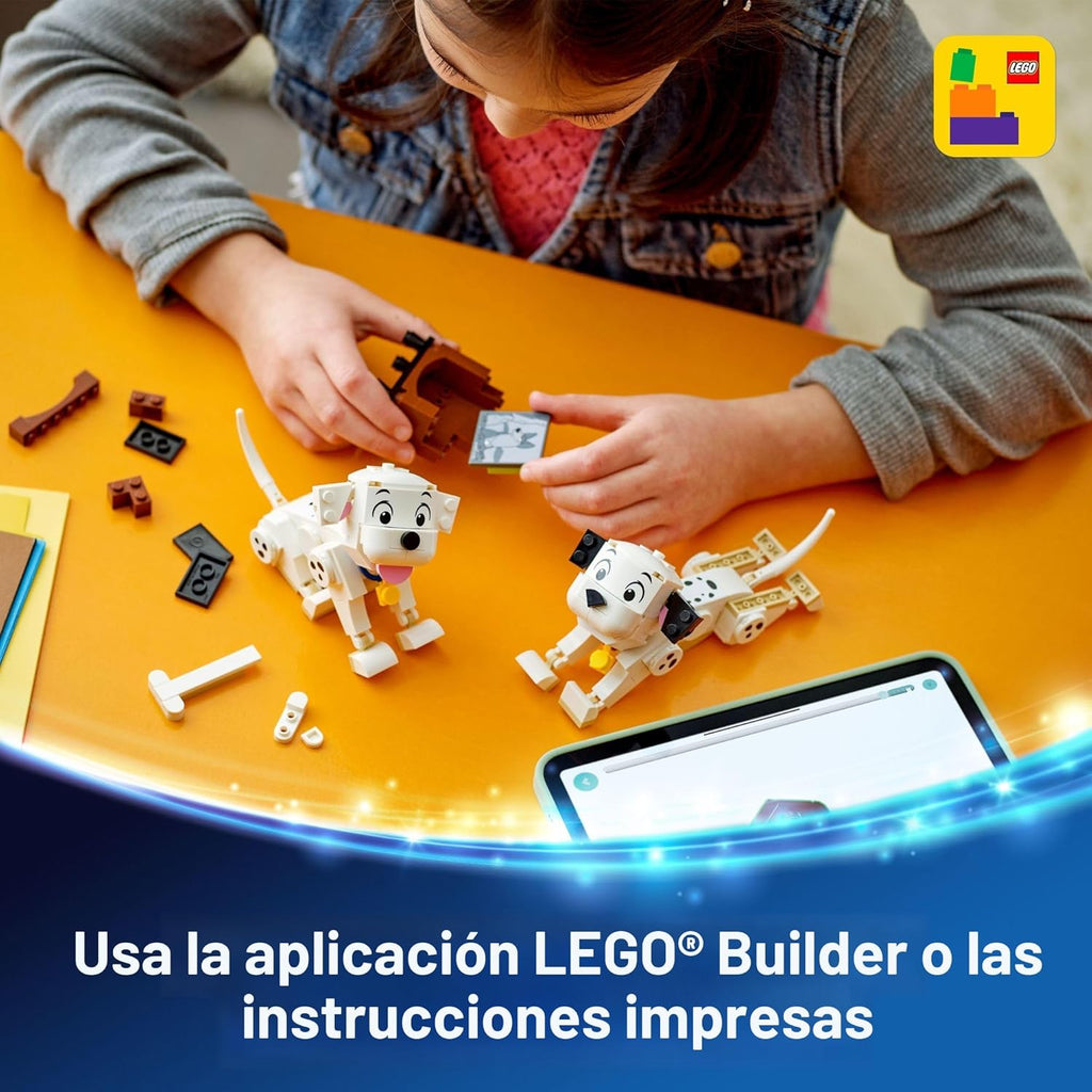 LEGO Disney Lucky &amp; Penny 101 Dalmatians Puppies - Juego de sim...