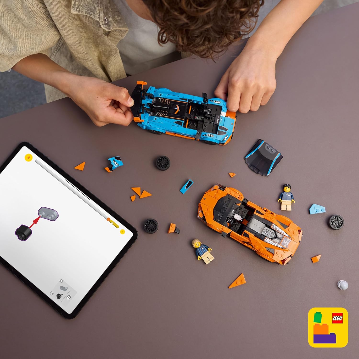 LEGO Speed Champions Lamborghini Revuelto &amp; Huracán STO Juguete...