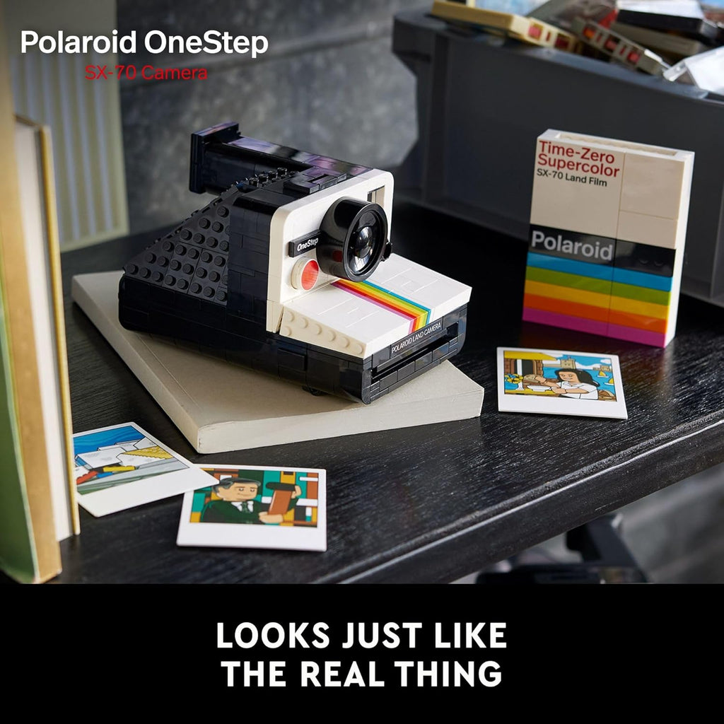 LEGO Ideas Polaroid OneStep SX-70 - Juego de construcción para adul...