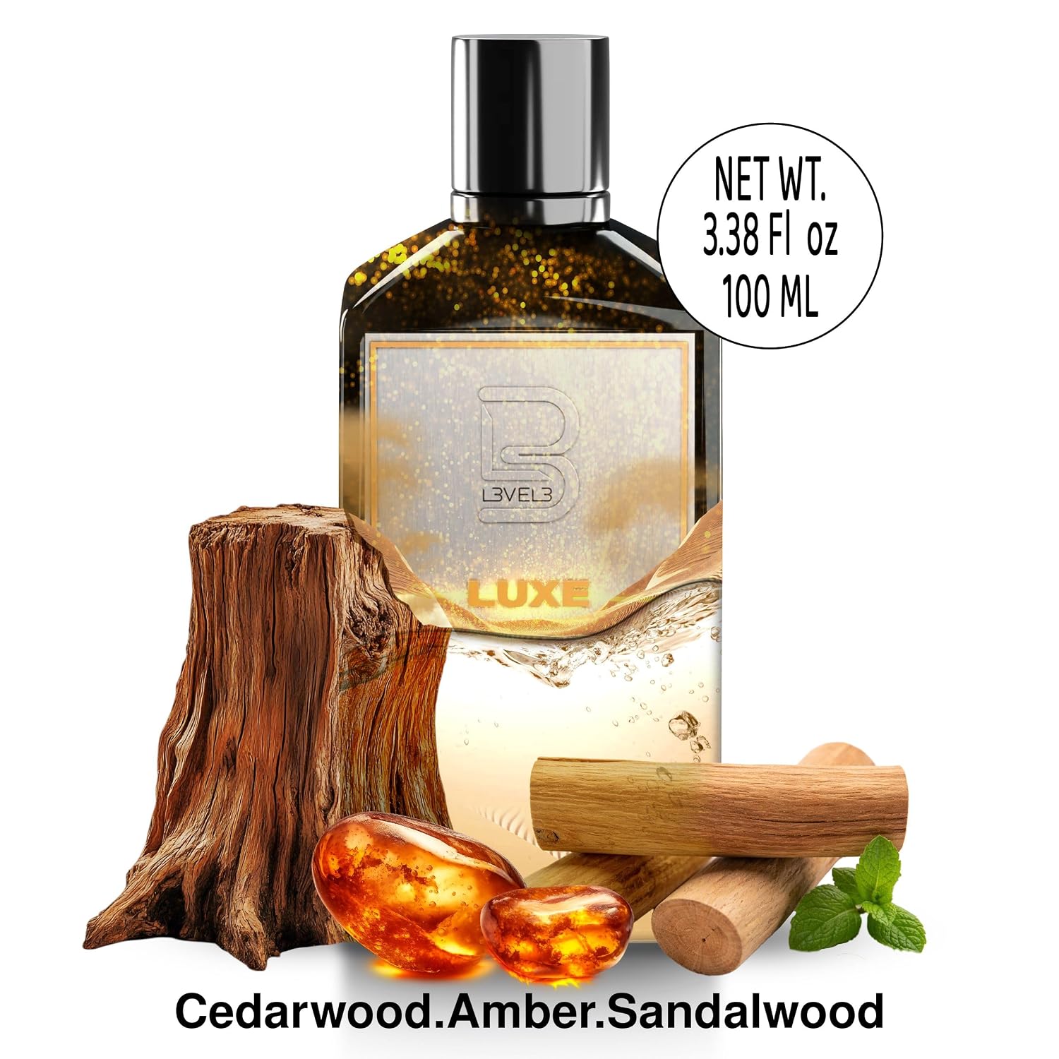 L3 Colonia Eau de Parfum de nivel 3 para hombre, EDP de larga durac...