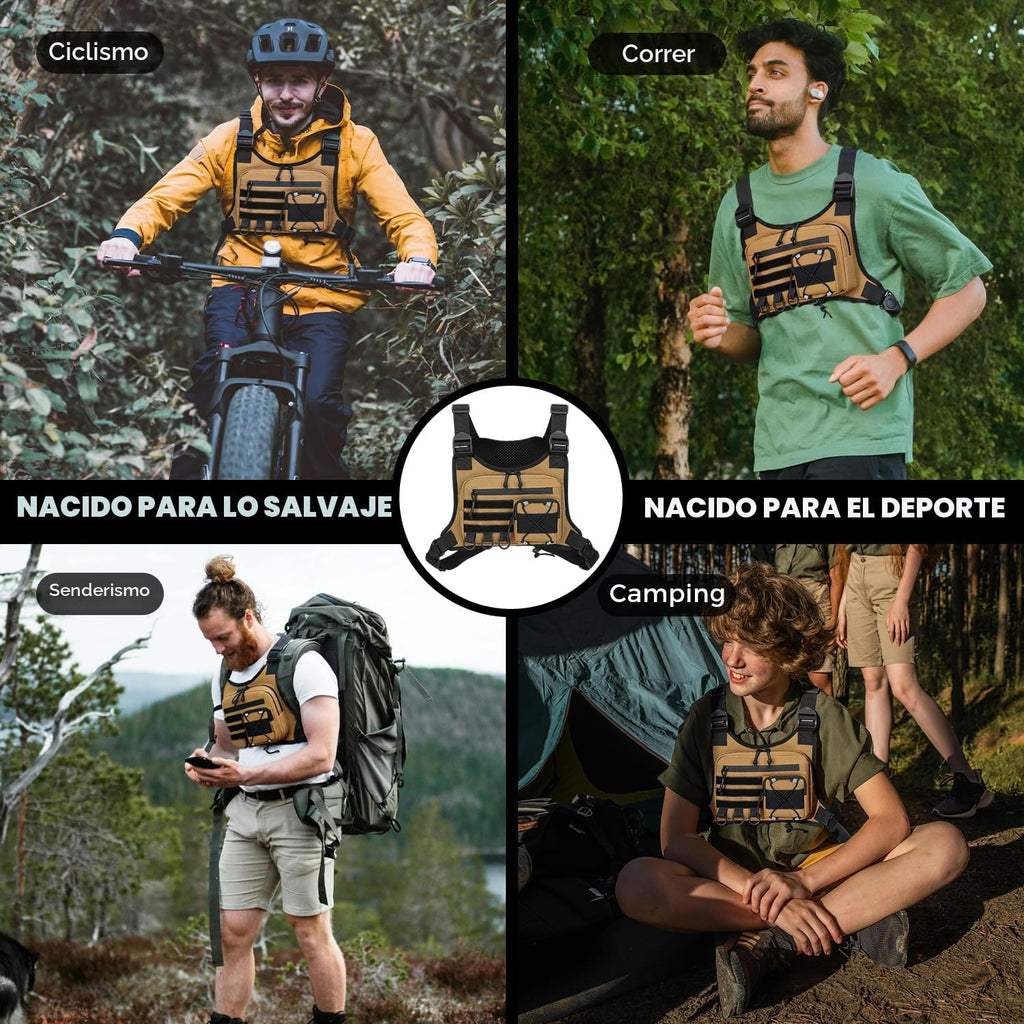 koculemi Bolsa de Pecho para Deportes al Aire Libre para Hombres, F...