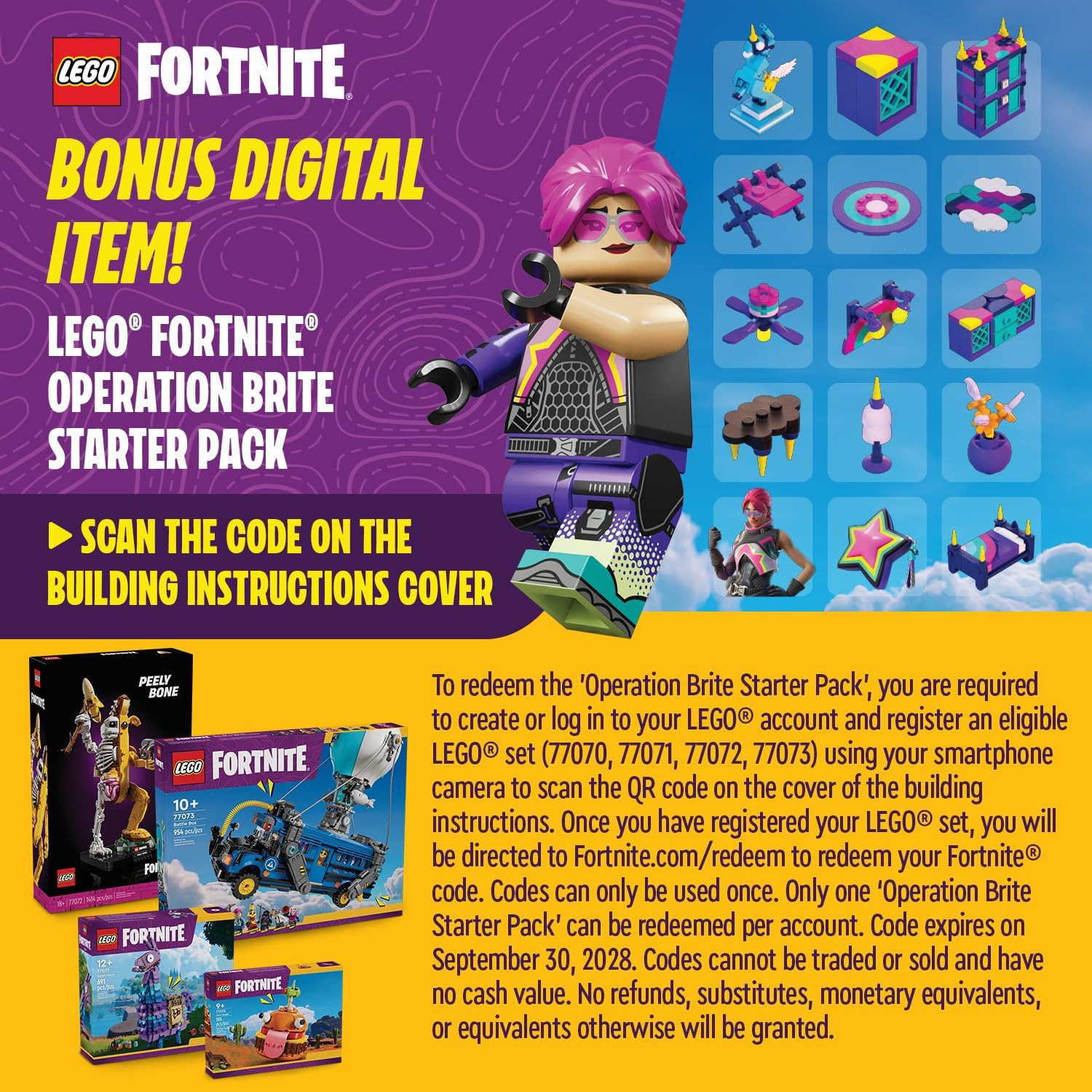 LEGO Fortnite - Juguete de construcción de autobús de batalla \u201...
