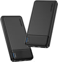 AsperX Paquete de 2 cargadores portátiles de salida USB C de 10000...