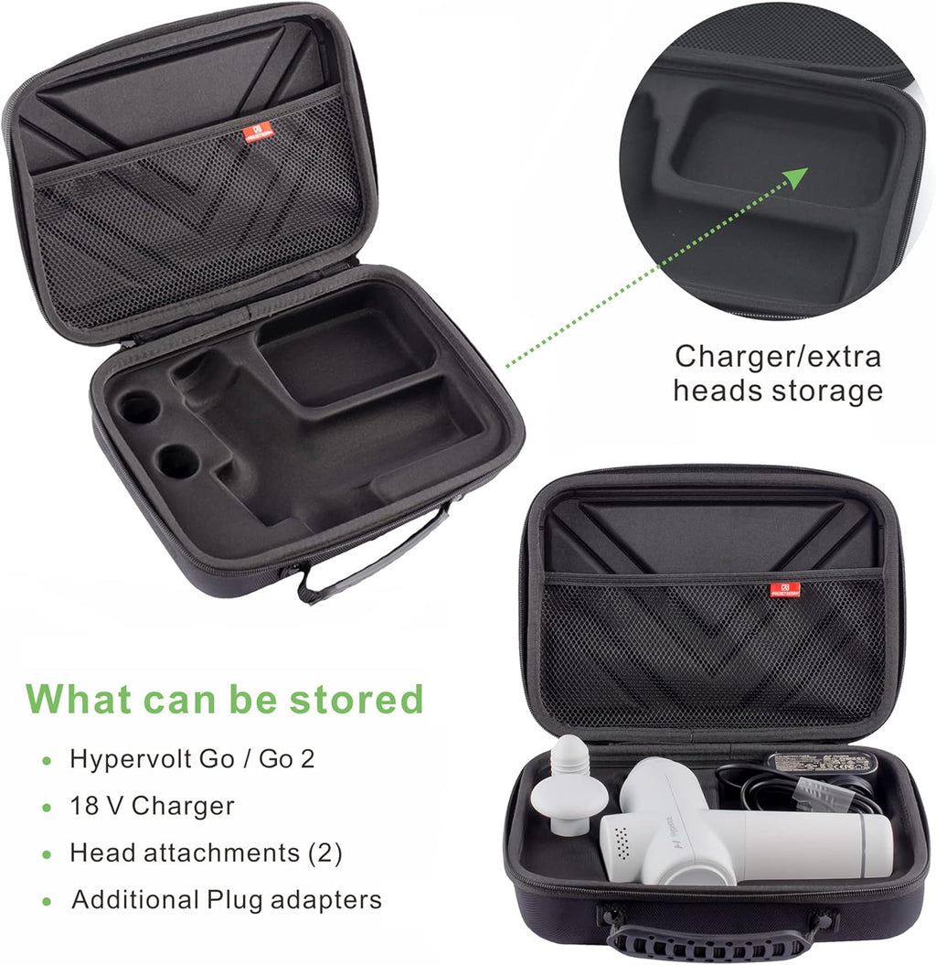 Estuche de transporte compatible con Hypervolt Go 2, organizador de...