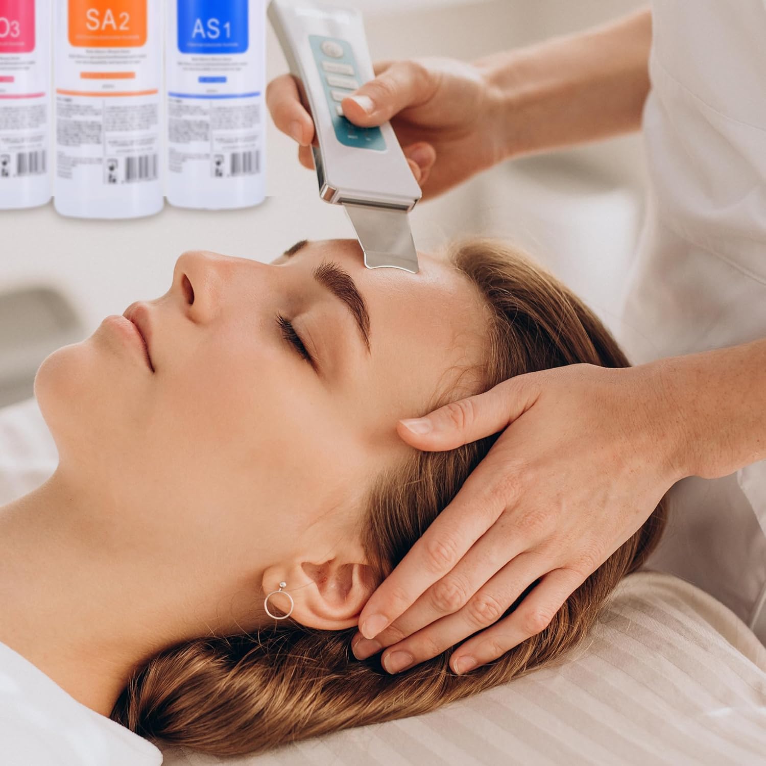 YMEYFAN AS1 - Solución de hidratación para máquina facial Hidrógeno...