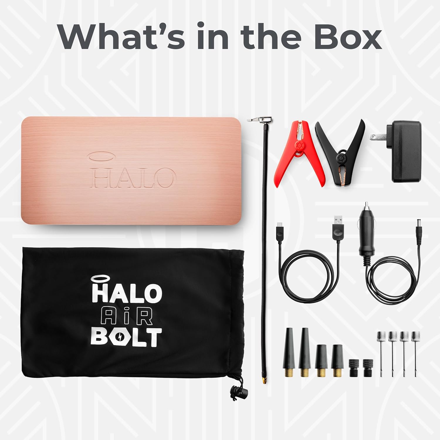 HALO Bolt Air 58830 Arrancador de batería portátil para automóvil |...