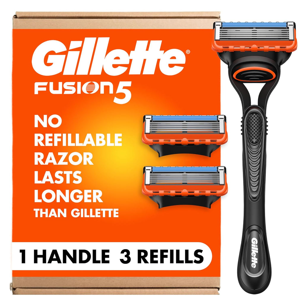 Gillette Fusion5 - Maquinilla de afeitar para hombres, 5 hojas, 1 m...