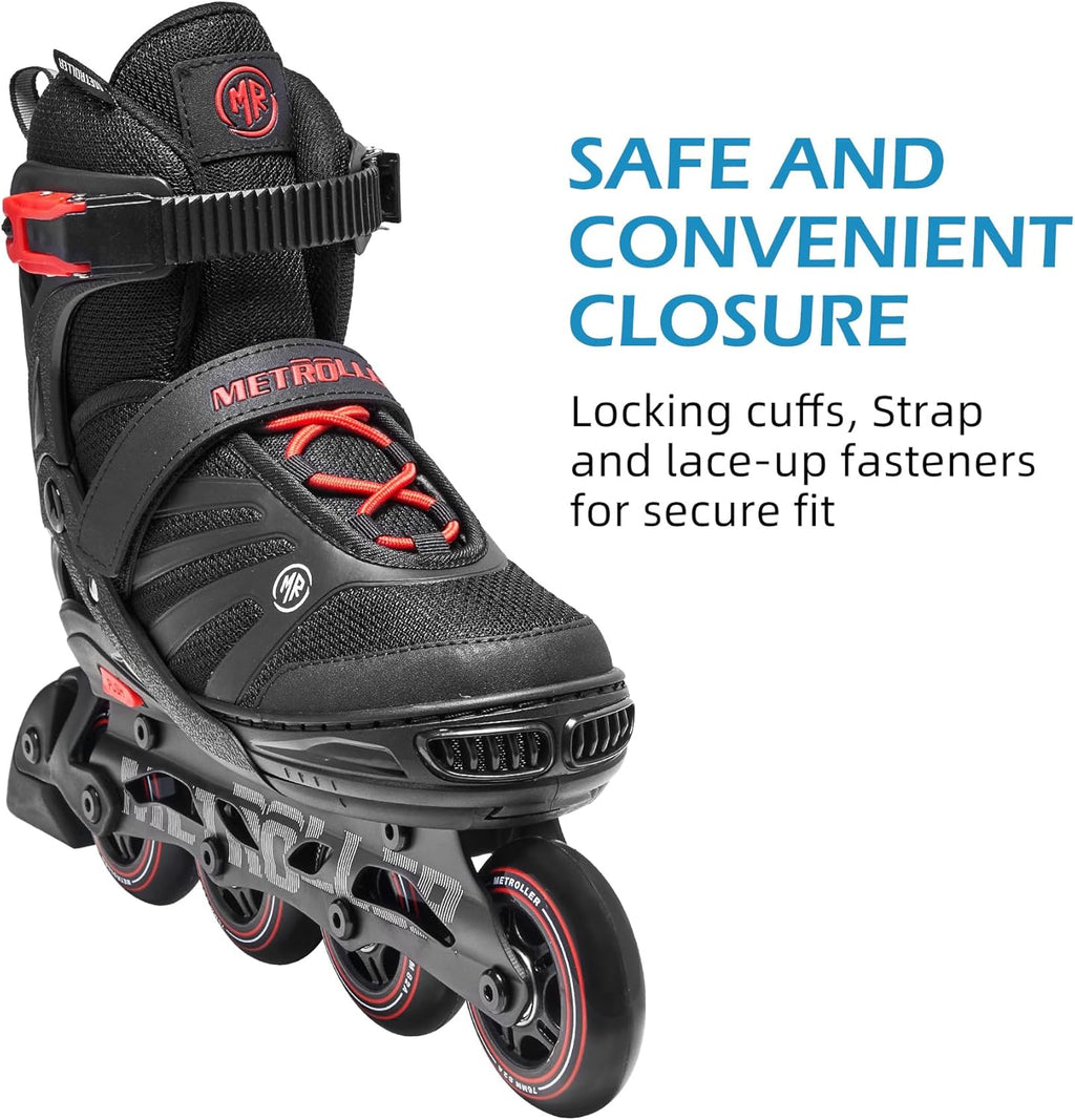 METROLLER Patines en línea adultos para hombres, mujeres y adolesce...