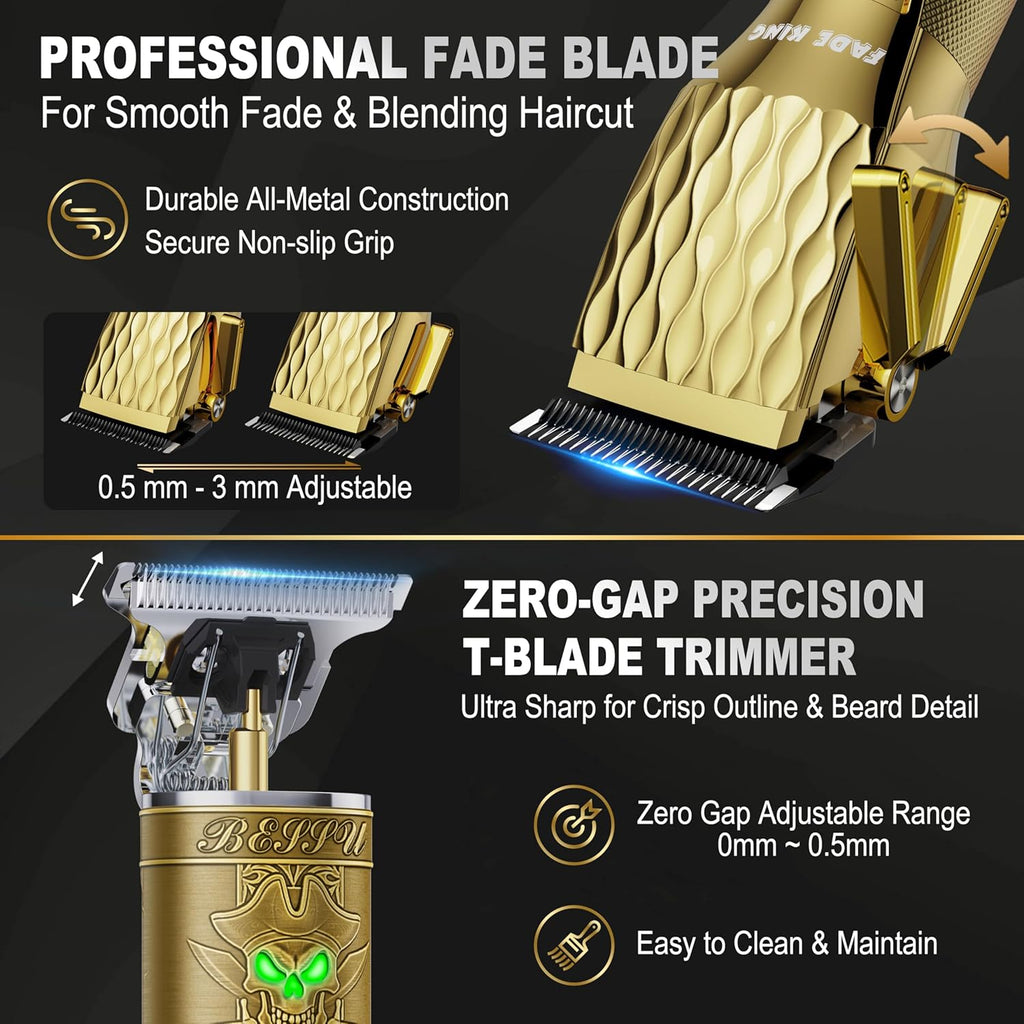 FADEKING® Cortapelos profesionales para hombres \u2013 Cortadora de...
