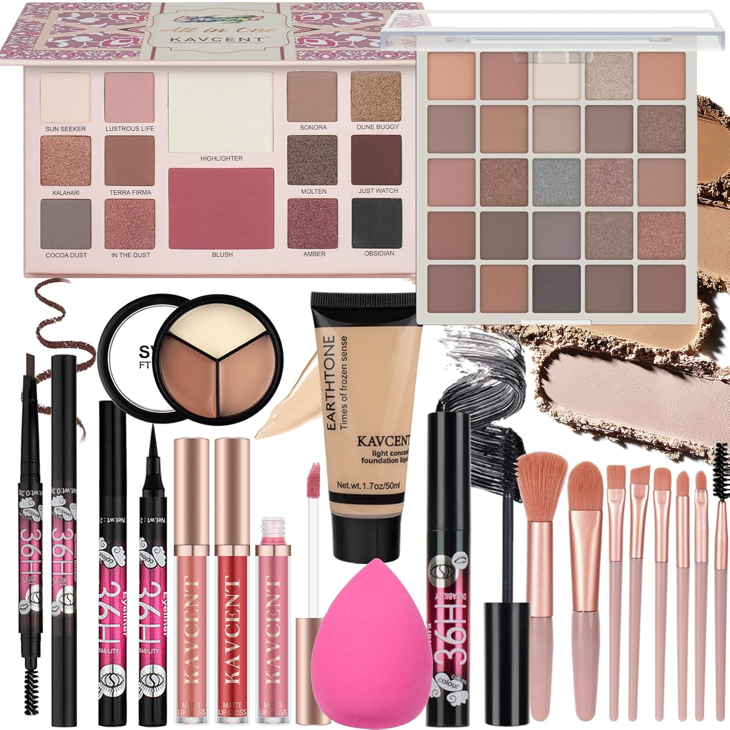Kit de maquillaje para adolescentes, kit de maquillaje para mujeres...