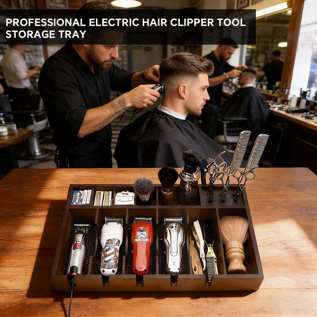 BARBERTOP Estación organizadora de peluquería, bandeja de almacenam...