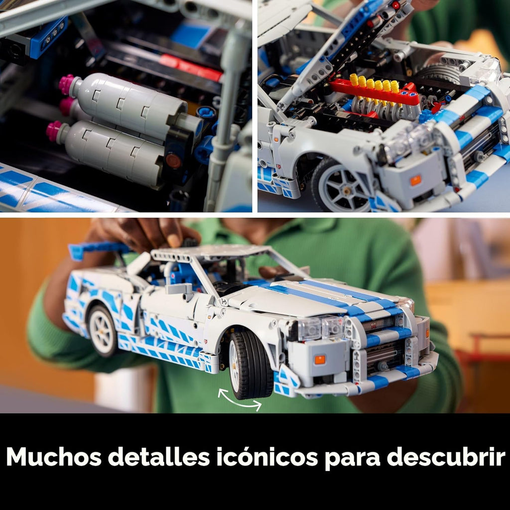 LEGO Technic 2 Fast 2 Furious Nissan Skyline GT-R (R34) Coche - Kit...