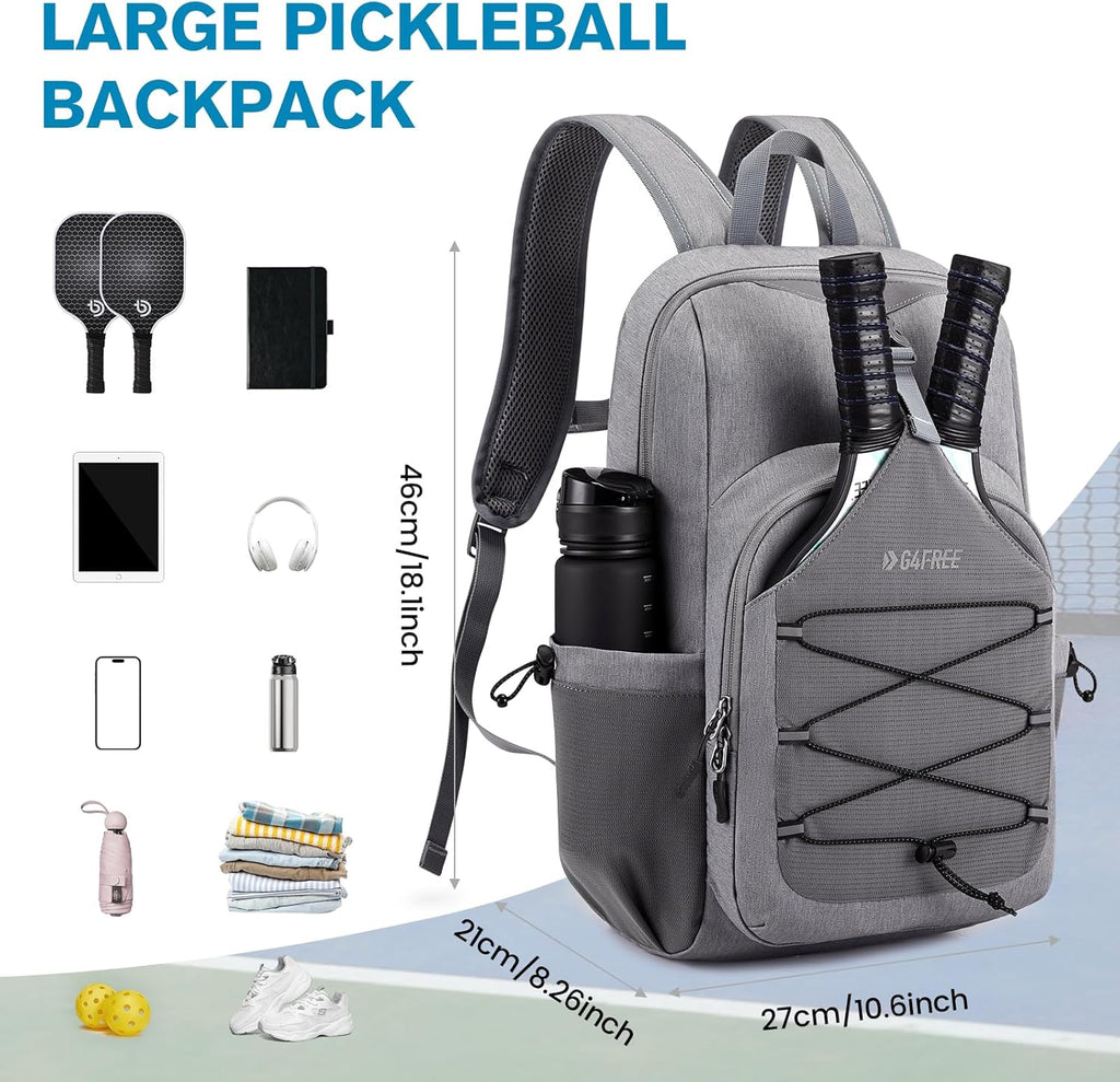 G4Free Bolsa de pickleball para mujeres y hombres, bolsa de pádel p...