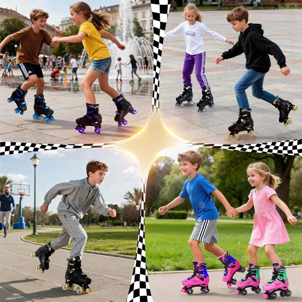 Nattork - Patines ajustables para niños, chicos y chicas adolescent...