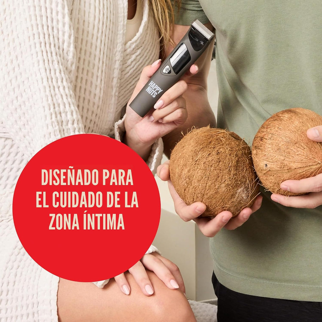HAPPY NUTS The Ballber Pro - Cortadora eléctrica de ingle y vello c...