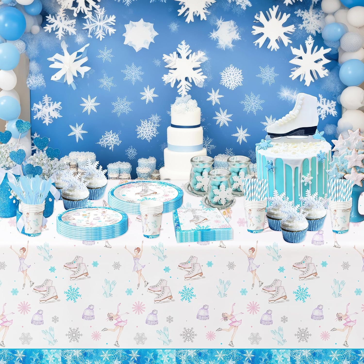 YJRJSC - Vajilla para decoración de fiesta de cumpleaños para niña,...
