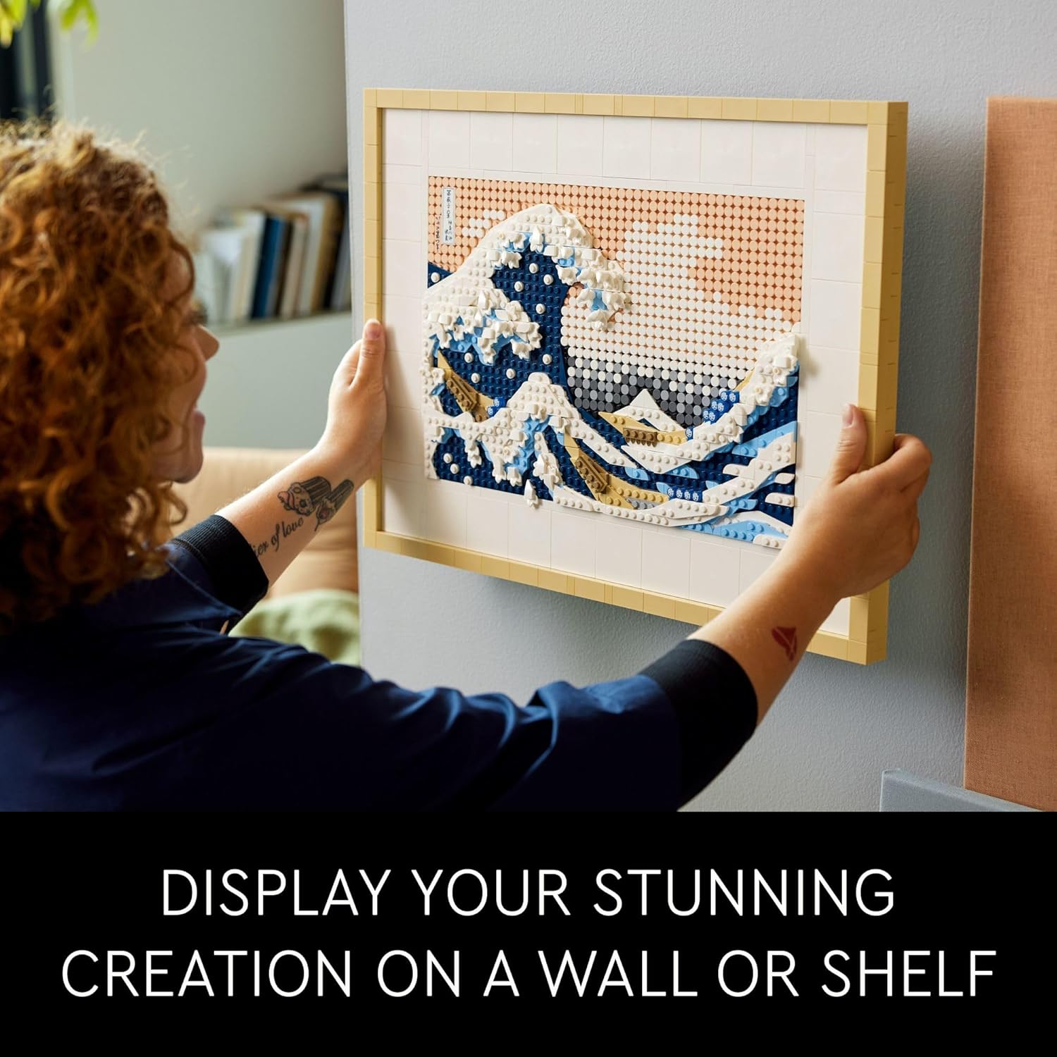 LEGO Art Hokusai La Gran Ola Set de Construcción de Arte de Pared J...
