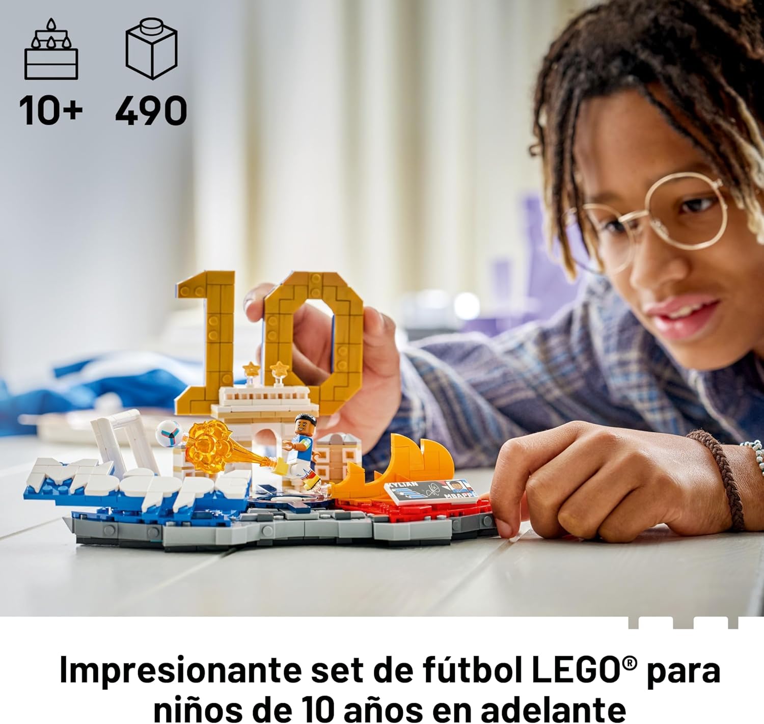 LEGO Editions Kylian Mbappé - Juego de construcción para niños y ni...