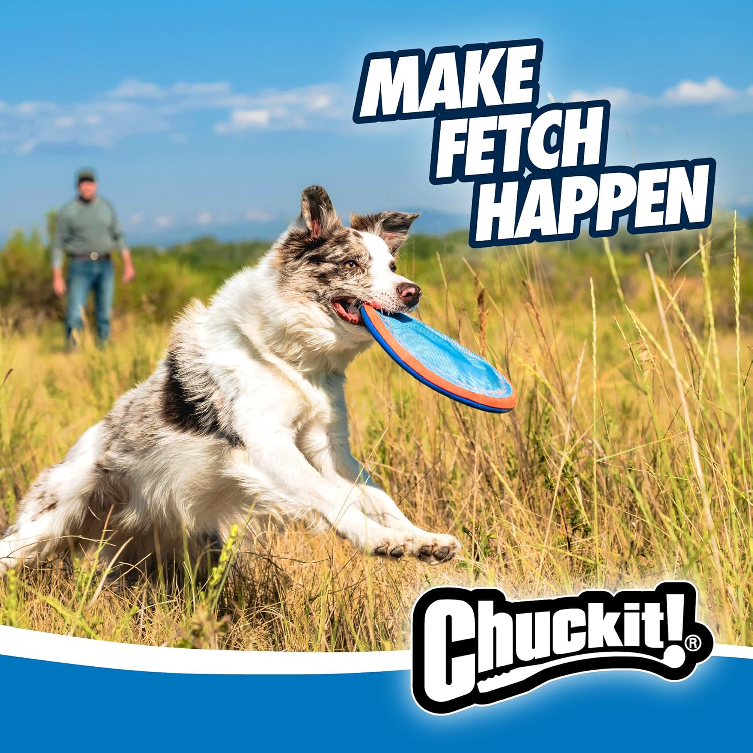 Chuckit! Max Glow Paraflight - Disco volador de juguete para perro,...