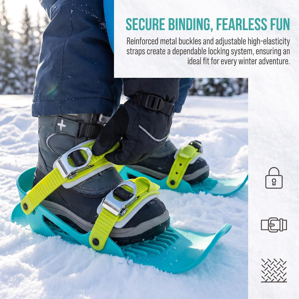 Snow Pro - Juego de mini patines cortos de esquí, patines ajustable...