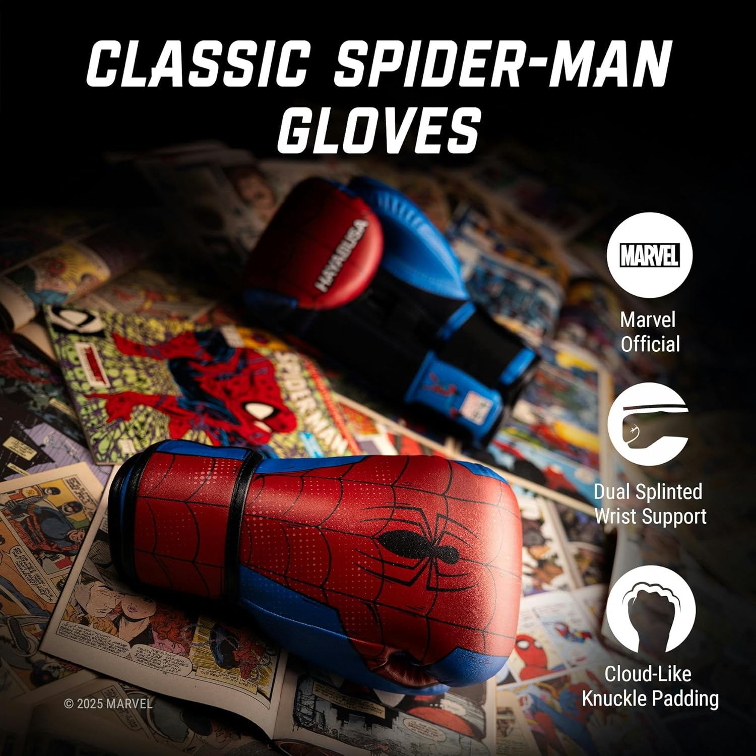 Hayabusa Marvel - Guantes de boxeo clásicos para hombres, mujeres y...