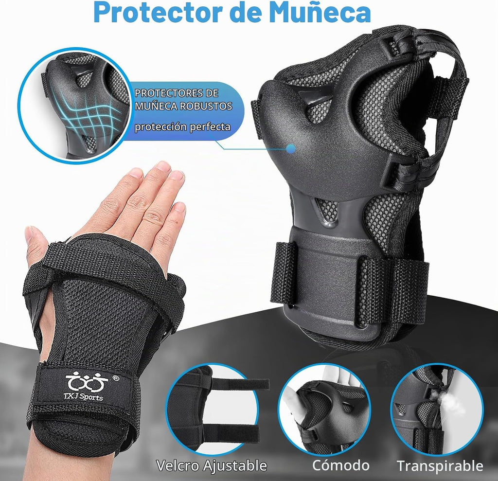 Rodilleras para niños\/jóvenes\/adultos, coderas con protectores de...