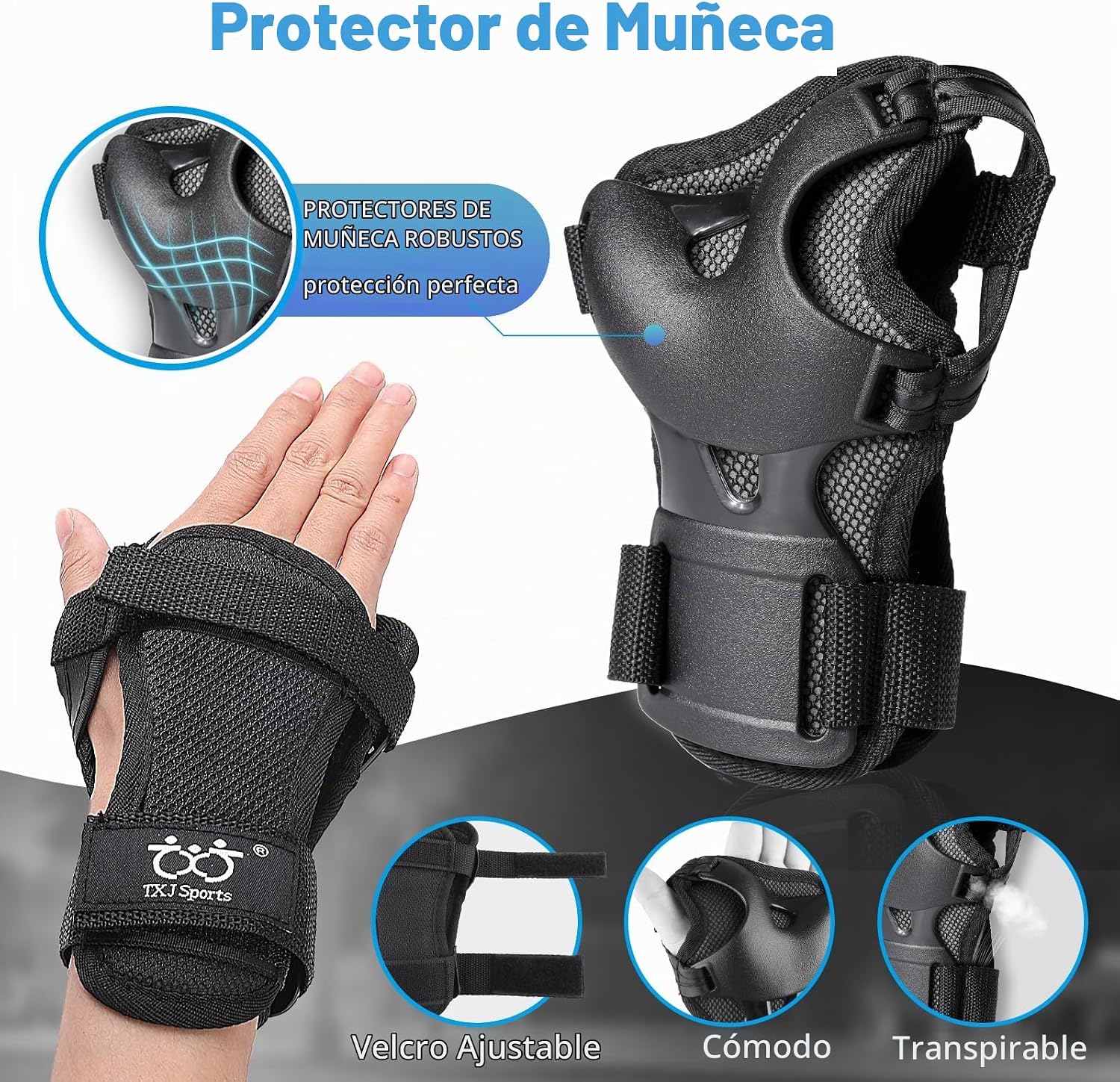 Rodilleras para niños\/jóvenes\/adultos, coderas con protectores de...