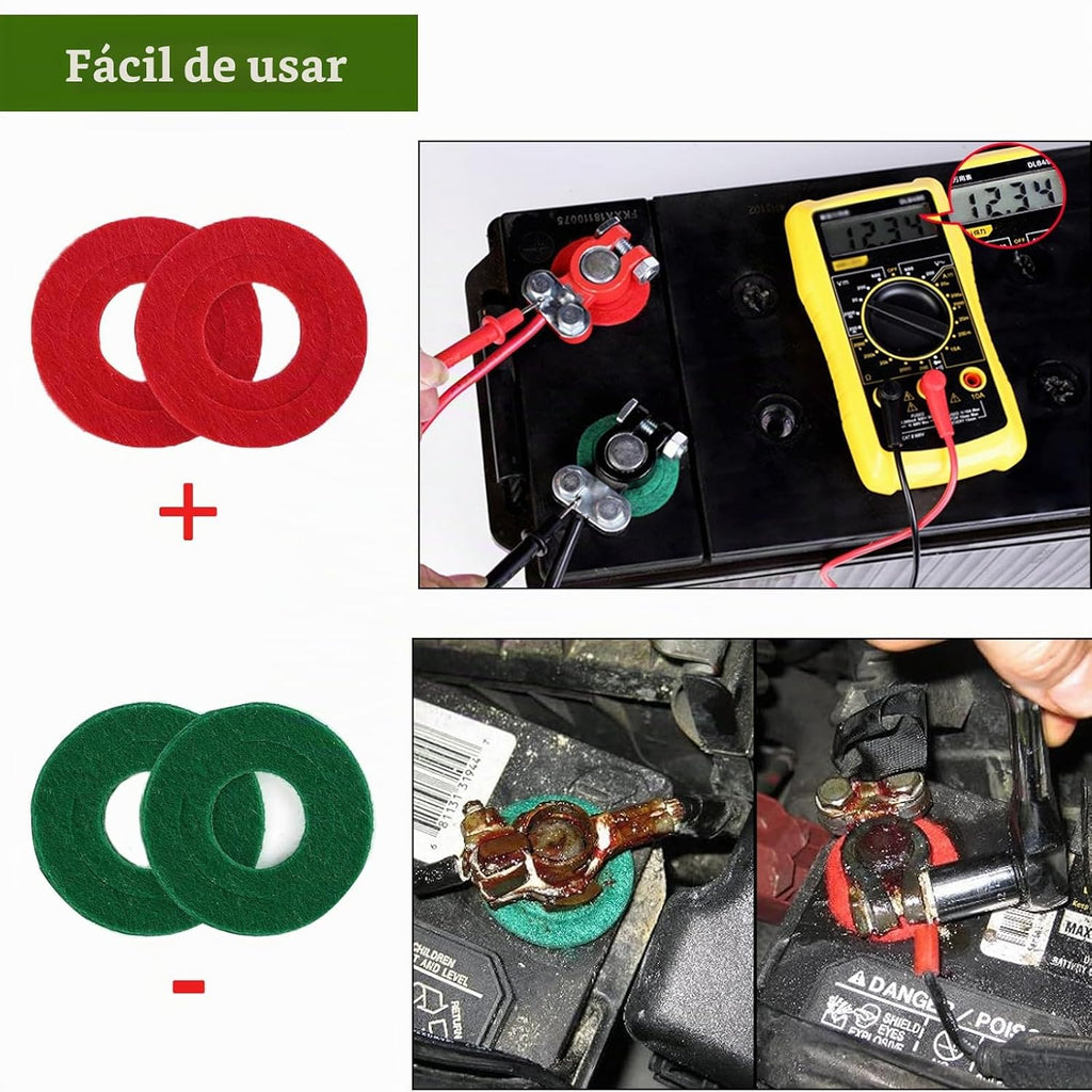 KAIHENG Probador de Alternador de Coche 12V 6V con Pinzas de Cocodr...