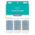 Amazon Basics - Recambios de maquinilla de afeitar de 3 cuchillas p...