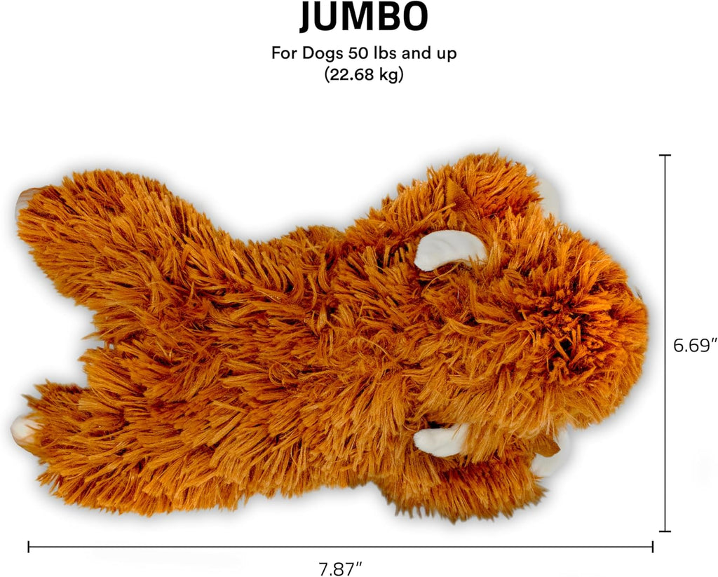 Playology Juguetes para perros | Animal de peluche de vaca de las t...