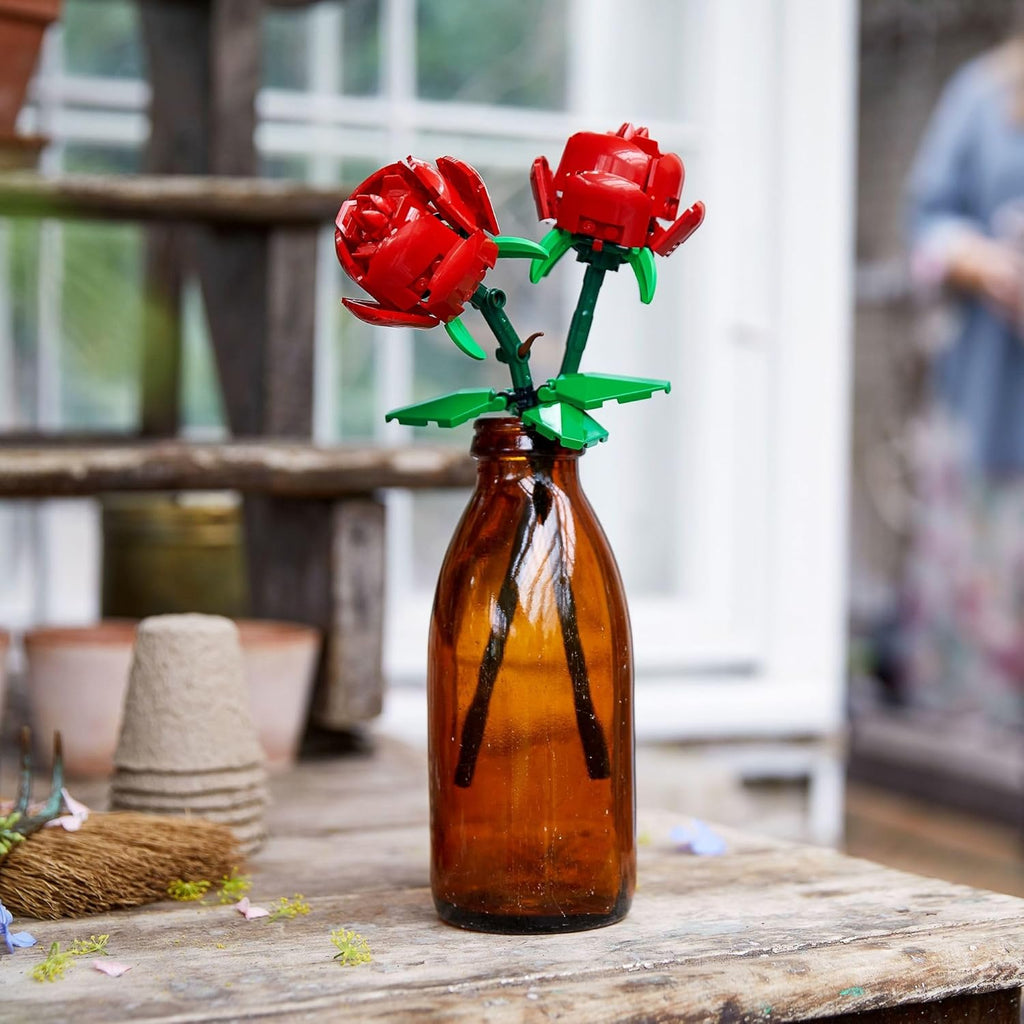 LEGO Rosas - Juguete de construcción para niños, niñas y niños, a p...