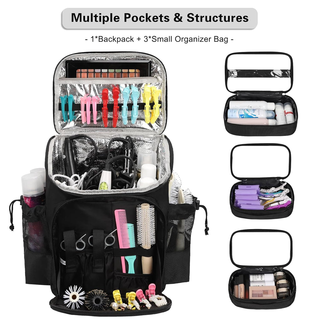 Bolsa de viaje para estilista, mochila de viaje de peluquería de gr...