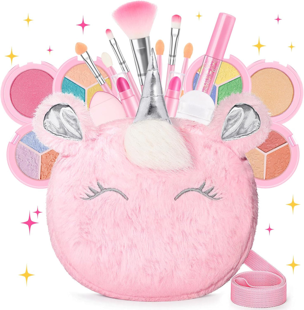 Kit de maquillaje real para niñas de 3 a 10 años: juego de juguetes...